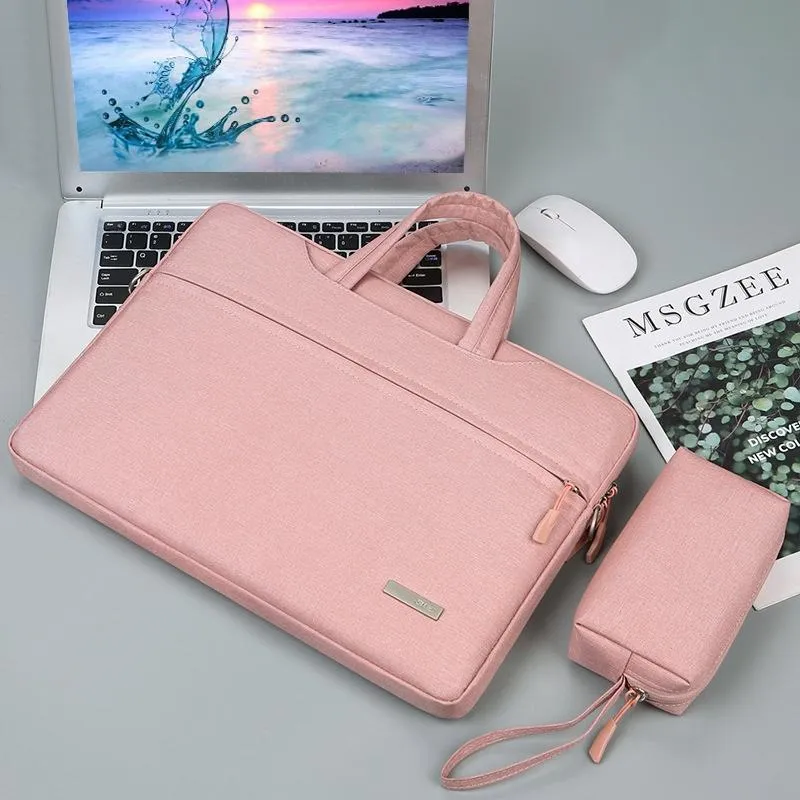 15.6 Inch Inner Bag with Power | For Handbag & Laptop | Pink