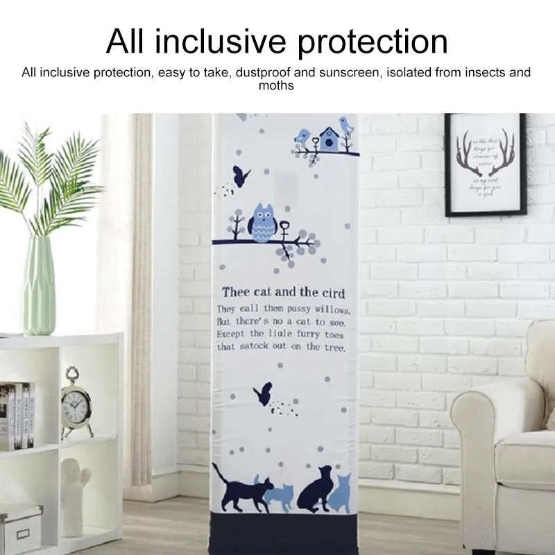 180x55x35cm Swing All-Inclusive Fabric Dust Cover | For Vertical Cabinet Air Conditioning