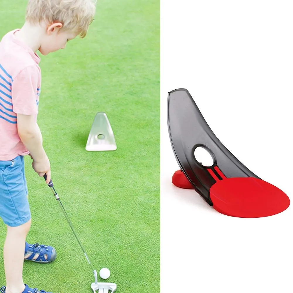2-Pack Indoor / Outdoor Golf Putting Trainer | Red