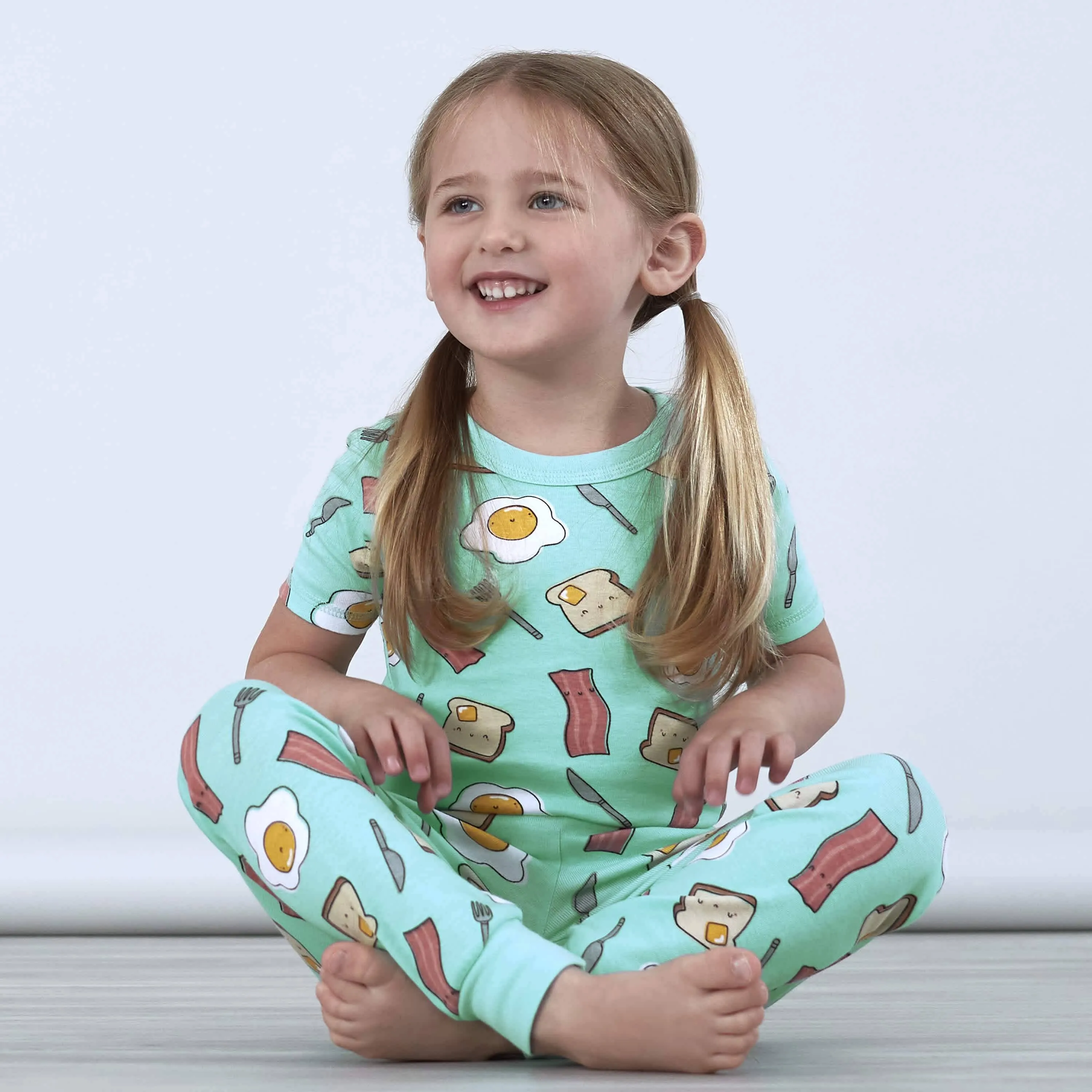 4-Piece Baby & Toddler Breakfast Snug Fit Cotton Pajamas