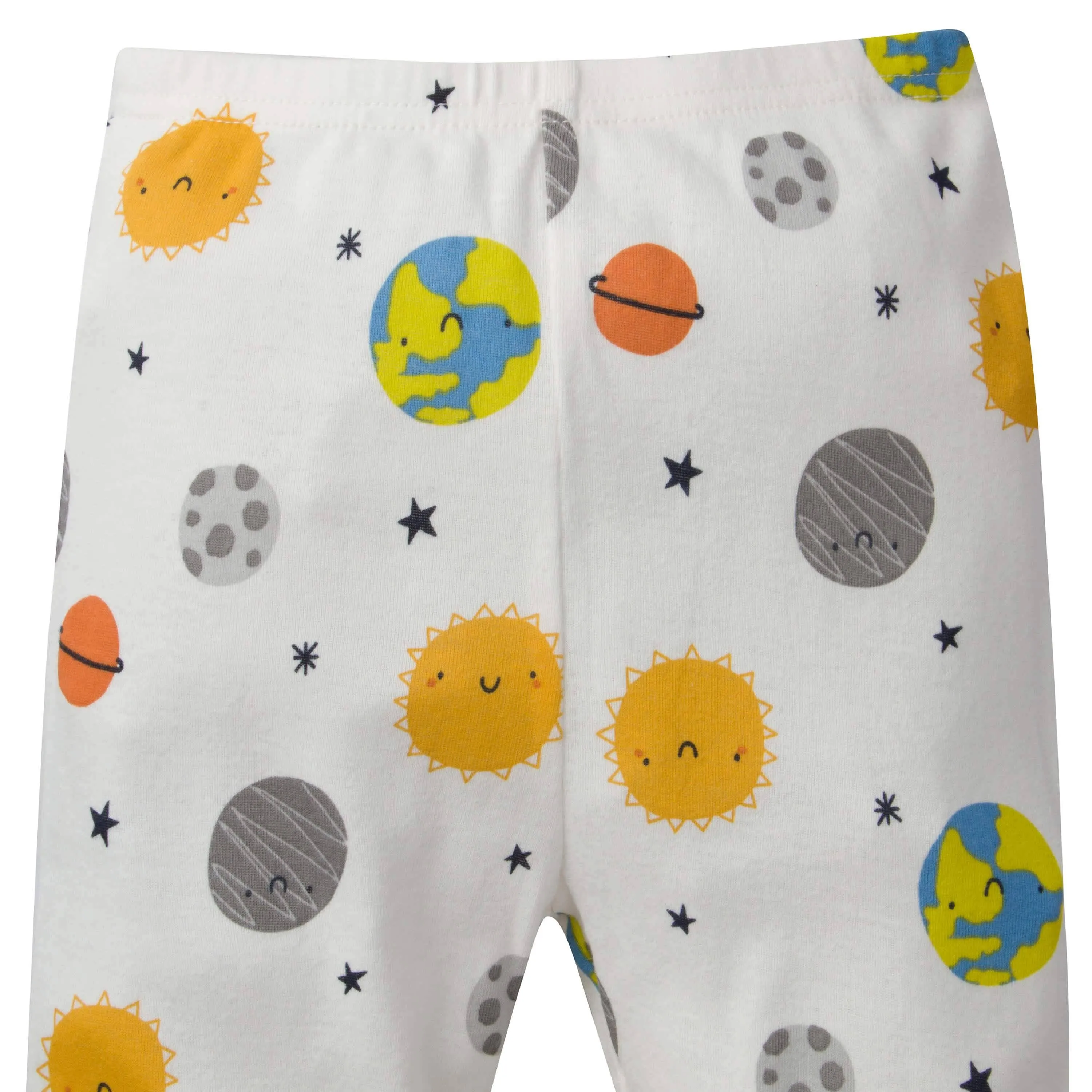 4-Piece Infant & Toddler Boys Earth Snug Fit Cotton Pajamas