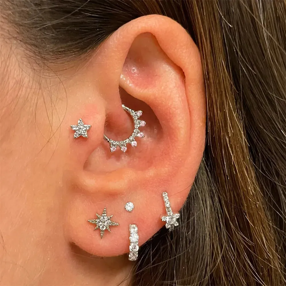 Adaya Daith Hoop & Septum Clicker (16G)