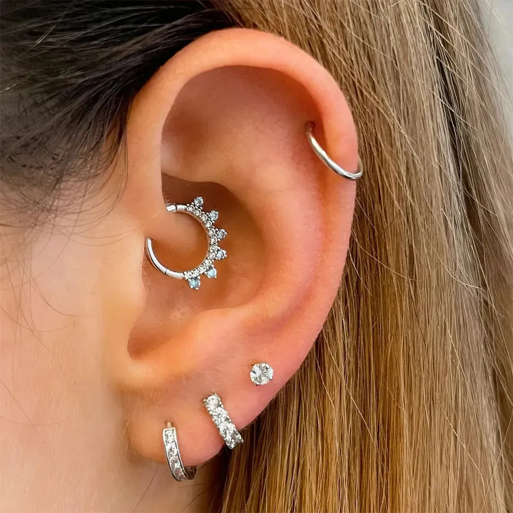 Adaya Daith Hoop & Septum Clicker (16G)
