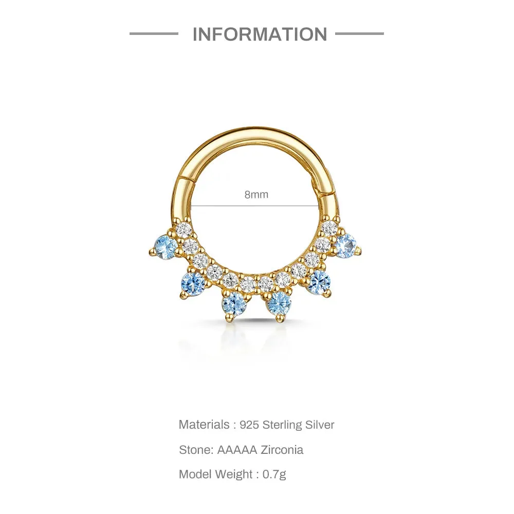 Adaya Daith Hoop & Septum Clicker (16G)