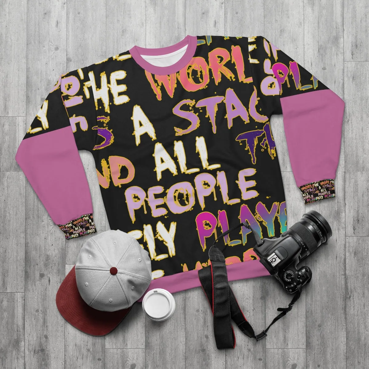 AOP Unisex Sweatshirt STAGE WORDS