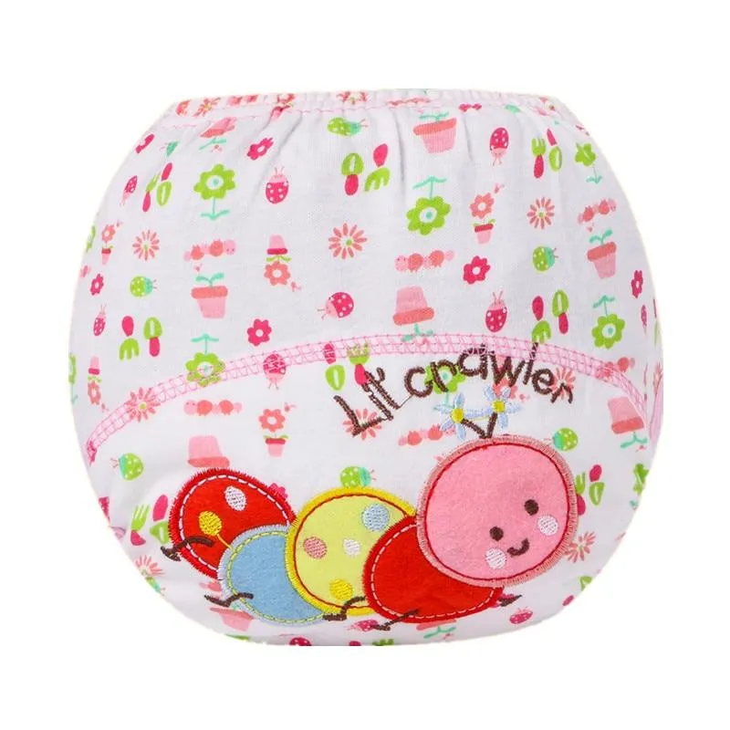 Baby Cotton Washable Cloth Reusable Waterproof Potty Training Pants