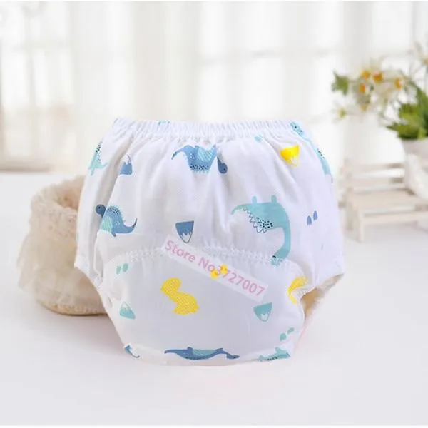 Baby Cotton Washable Cloth Reusable Waterproof Potty Training Pants