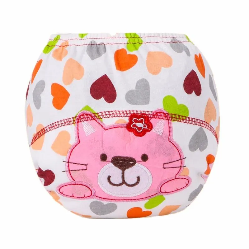 Baby Cotton Washable Cloth Reusable Waterproof Potty Training Pants