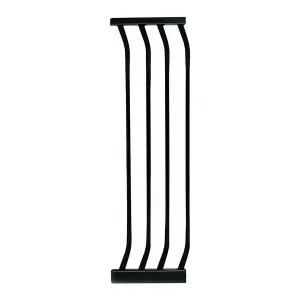 Bindaboo Pet Safety Gate 10.5" Steel Gate Extension, Black, Set of 1 (Open Box)