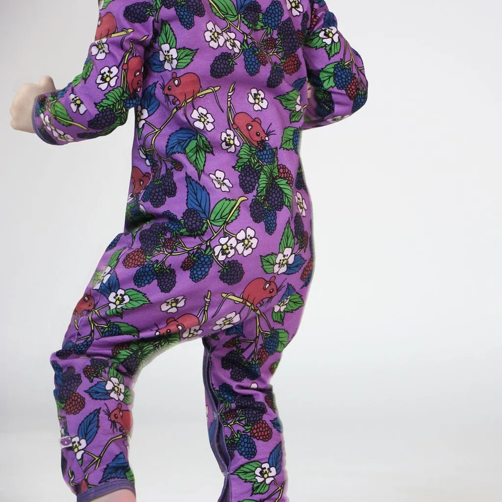Blackberries Long Sleeve Suit - Dusty Lavender