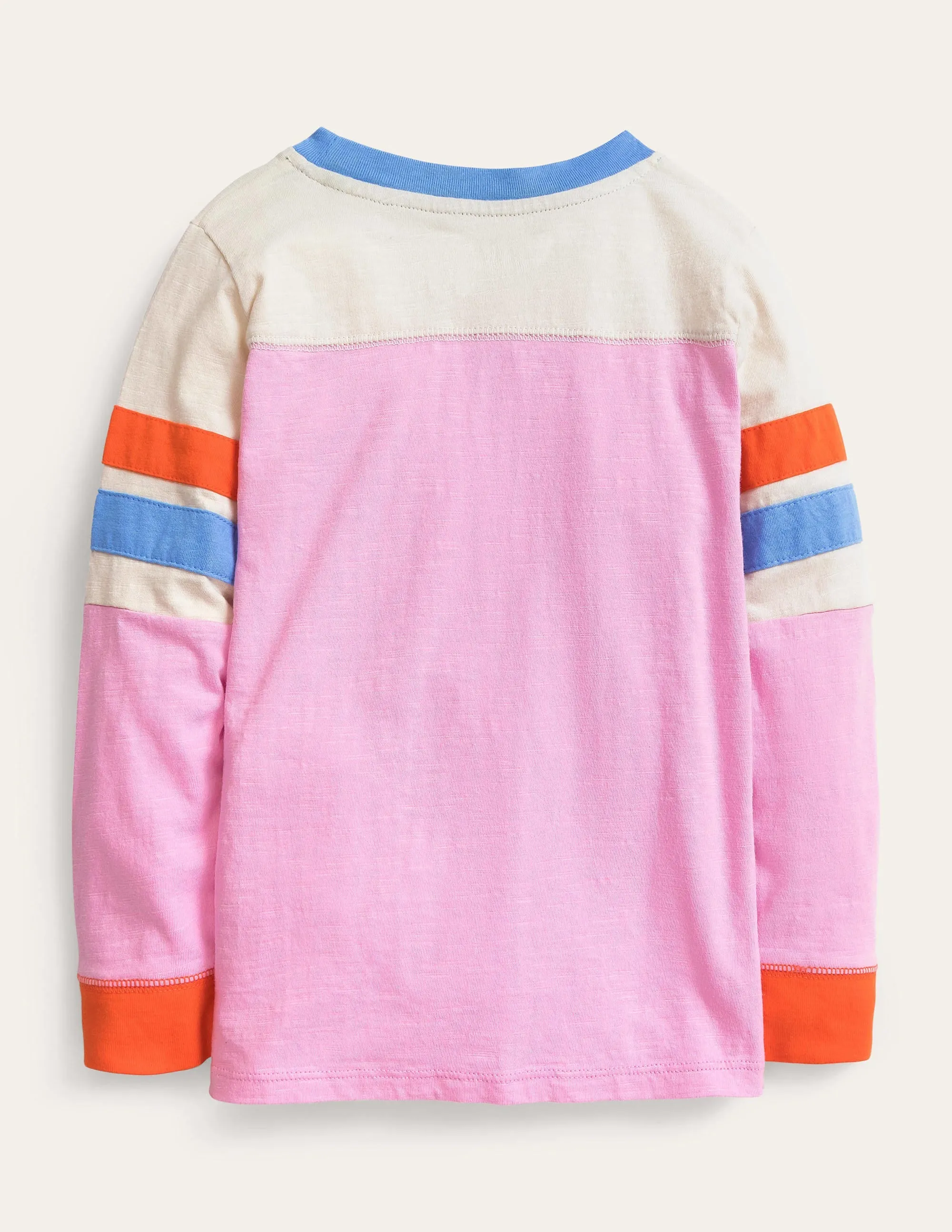 Colourblock T-shirt-Lilac Chiffon Pink