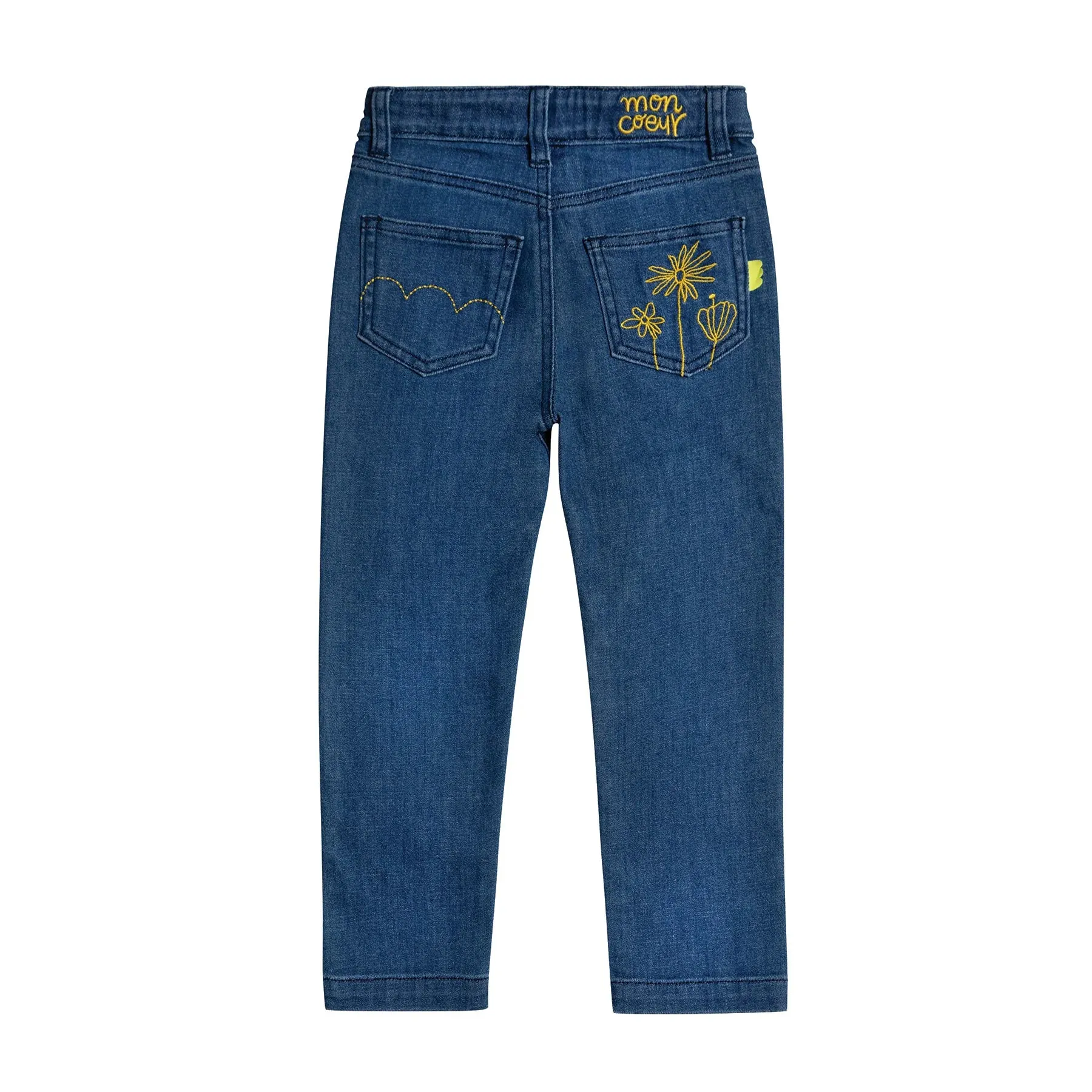 Flower Pocket Kids Denim