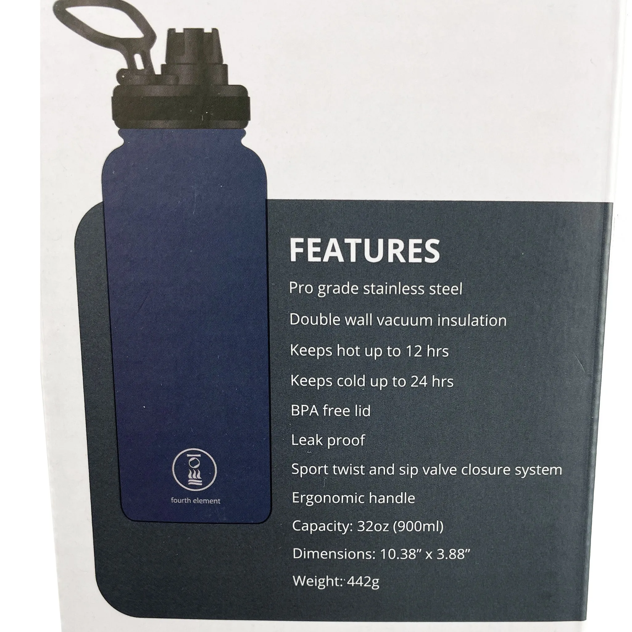 Fourth Element Gulper Water Bottle 900ml