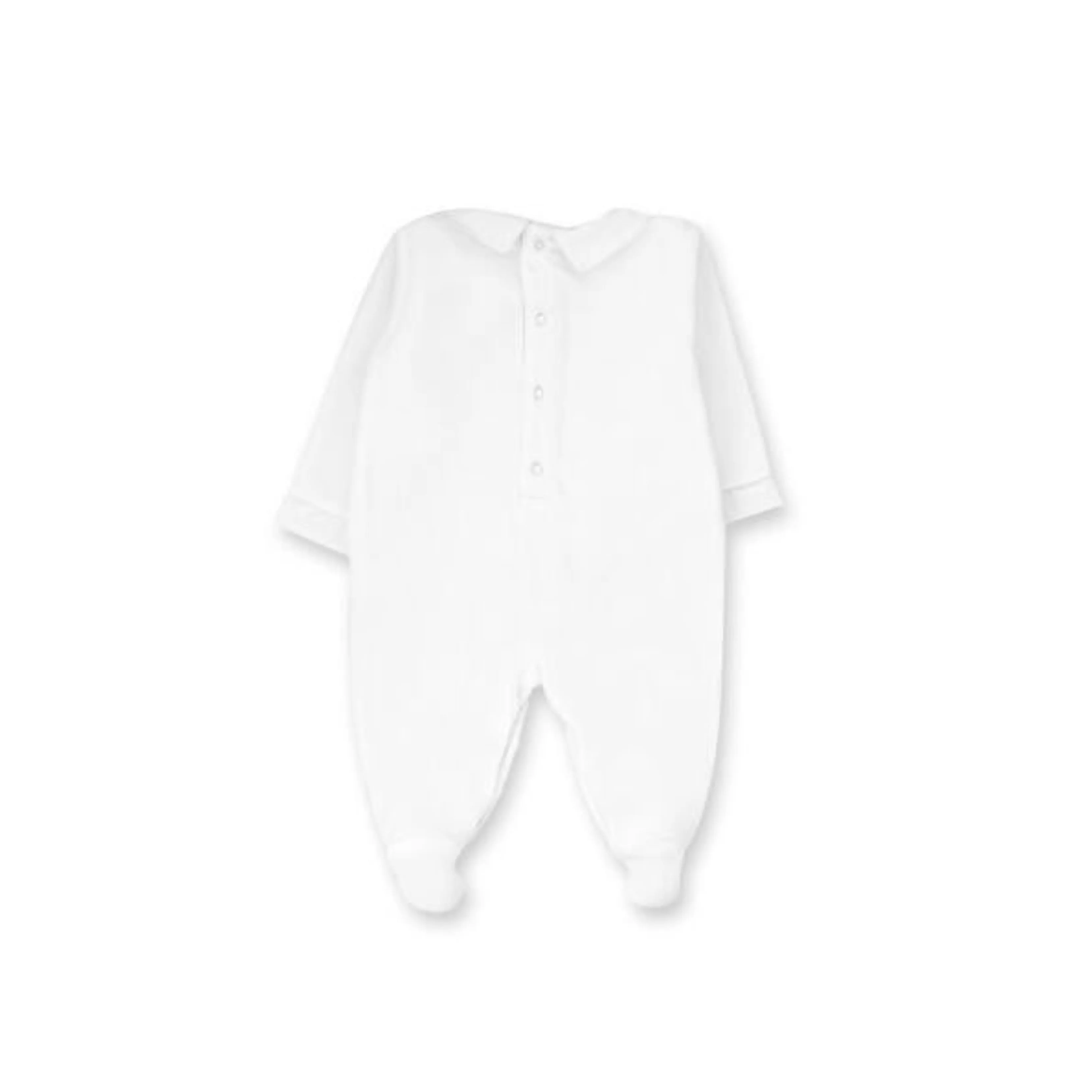 Harry Velvet Footie, White