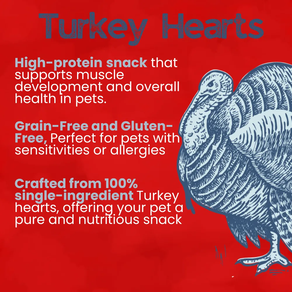 Kanu Pet Freeze Dried Turkey Heart Dog Treat