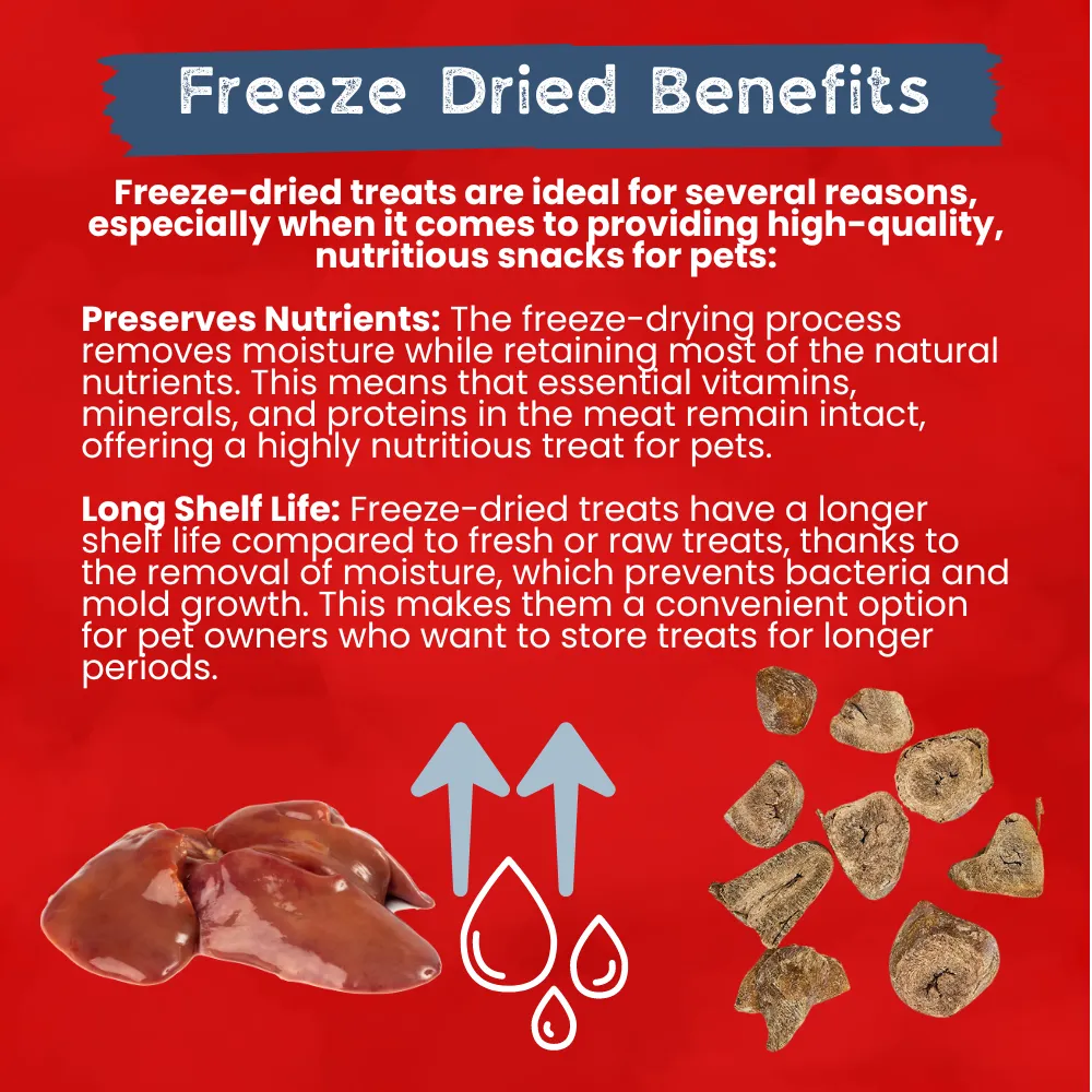 Kanu Pet Freeze Dried Turkey Heart Dog Treat