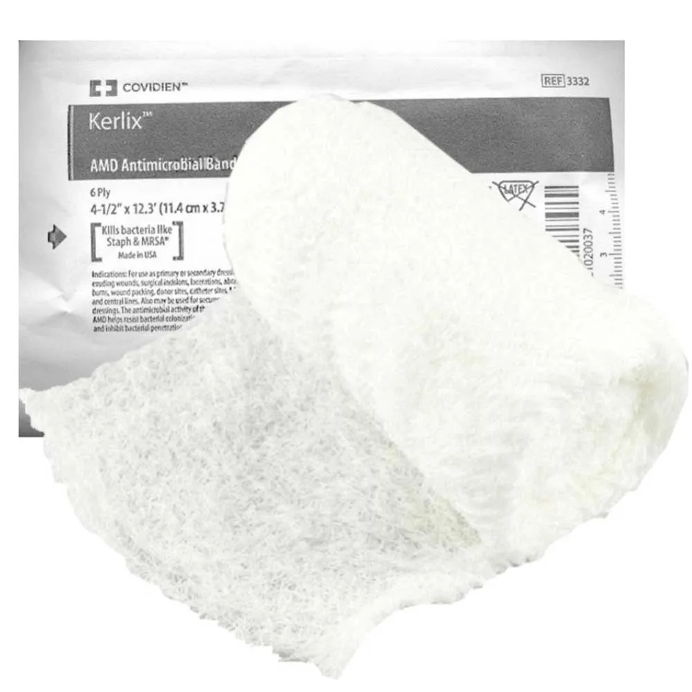 Kerlix AMD Antimicrobial Gauze Dressing 4.5" x 4.1 yds.