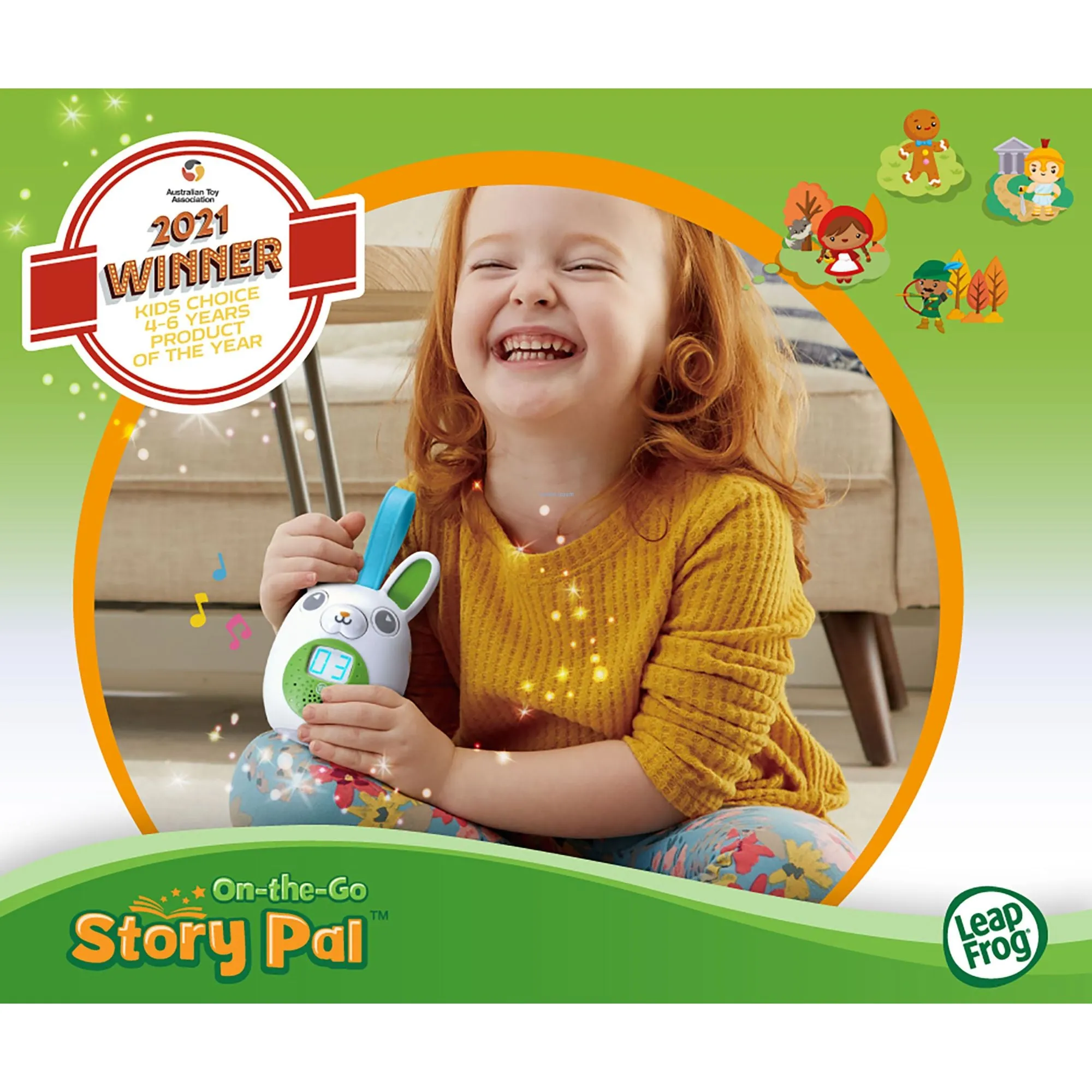 LeapFrog On-The-Go Story Pal Bunny White