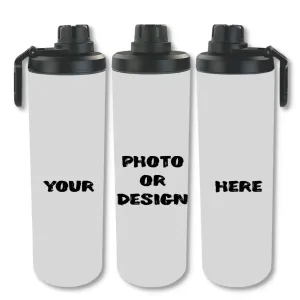 Personalized Sports 30oz Double Walled Stainless Steel Bottle - Your Image