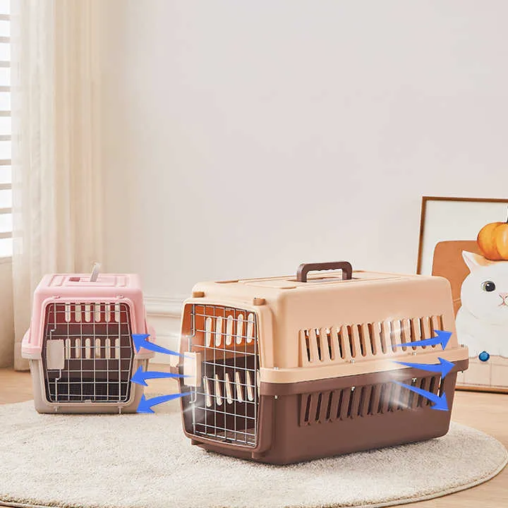 Pet Travel Carrier Pet Air Box Dog Cat-حامل سفر للحيوانات الأليفة