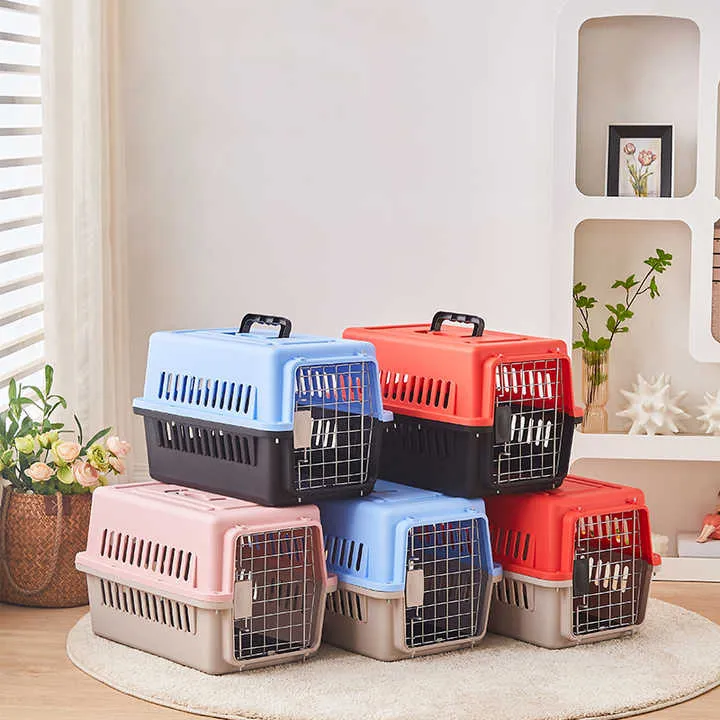 Pet Travel Carrier Pet Air Box Dog Cat-حامل سفر للحيوانات الأليفة