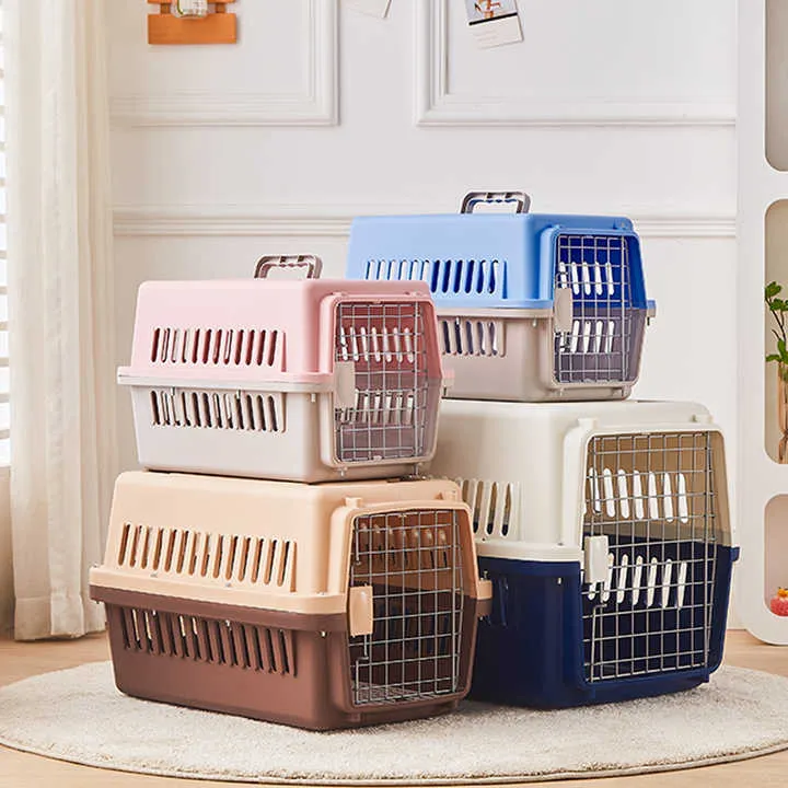 Pet Travel Carrier Pet Air Box Dog Cat-حامل سفر للحيوانات الأليفة