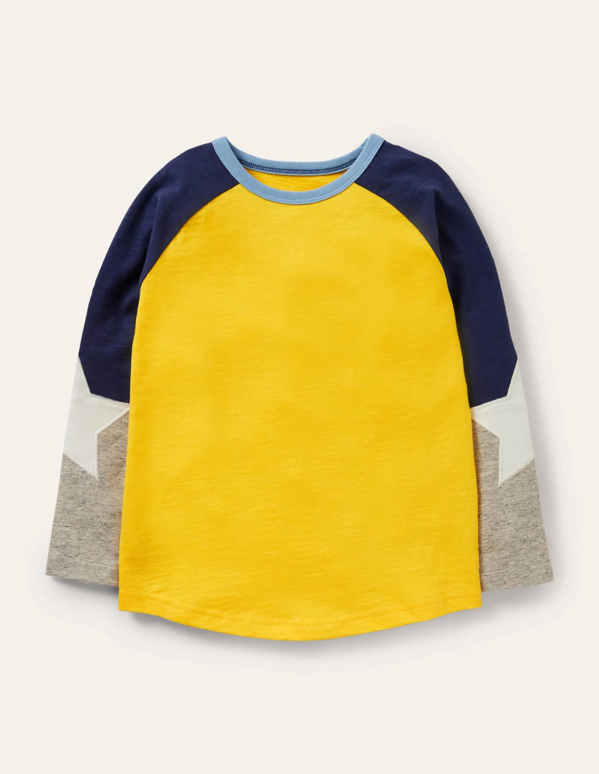 Raglan T-Shirt-Daffodil Yellow