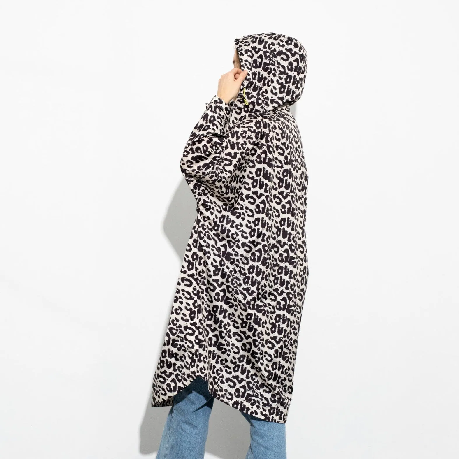 Raincoat leo splashes black/sand