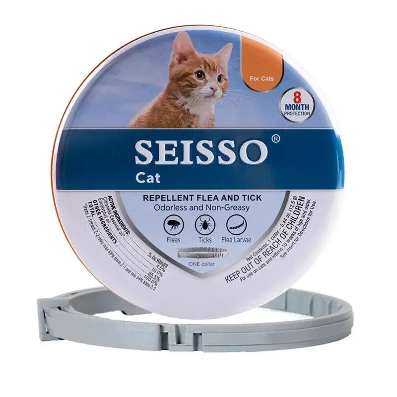 SEISSO Pet Anti-Flea Collar 8 Months Protection