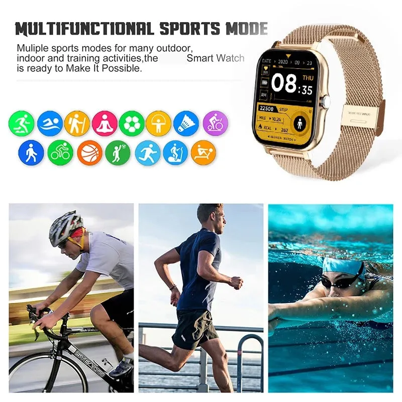 Smart Watch Pedometer Heart Rate Monitoring Bluetooth Calling Touch Screen Smart Bracelet