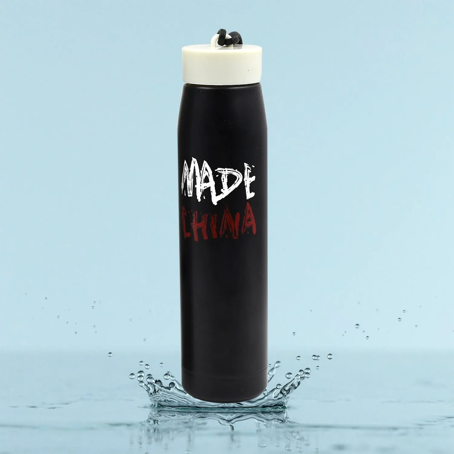 STEEL BOTTLE TRAVEL WATER BOTTLE 320ML FOR HOME , OFFICE & SCHOOL USE.