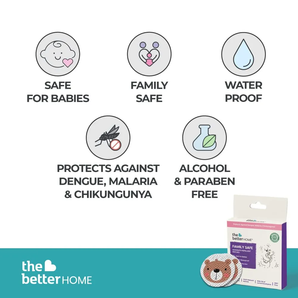 The Better Home Mosquito Repellent Patch for Babies (Pack of 1 (24 Patches))
