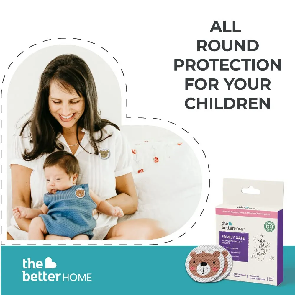 The Better Home Mosquito Repellent Patch for Babies (Pack of 1 (24 Patches))