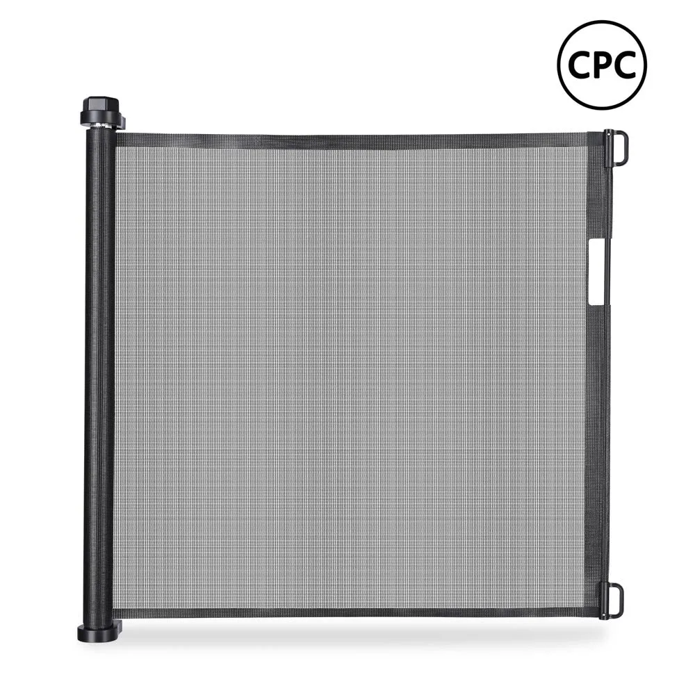TheLAShop 118"x39" Baby Gates for Dogs Retractable Mesh Safety Gate