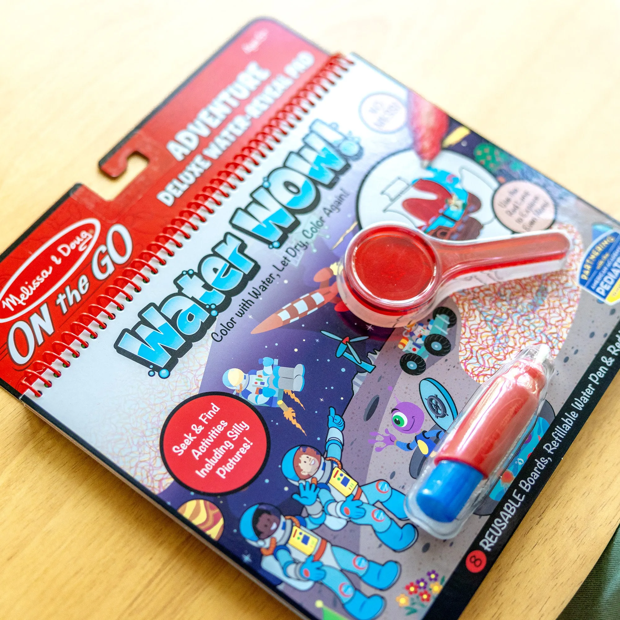 Water Wow! Adventure Deluxe Water-Reveal Pad – On the Go Travel Activity