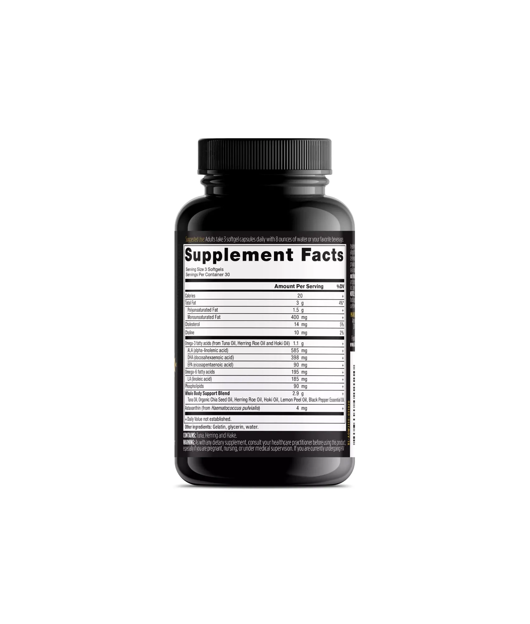 Whole Body Omegas Softgels