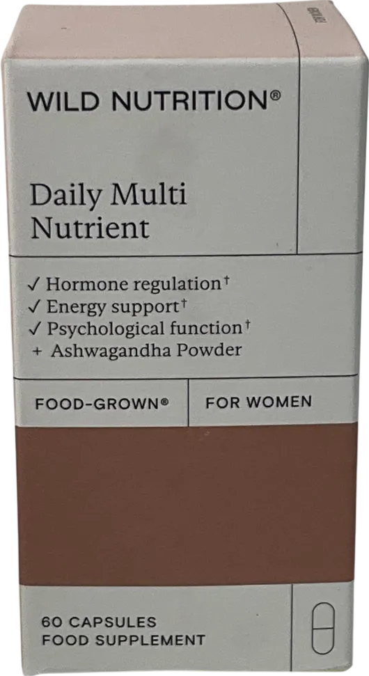 Wild Nutrition Food-grown Women's Daily Multi Nutrient 60 capsules